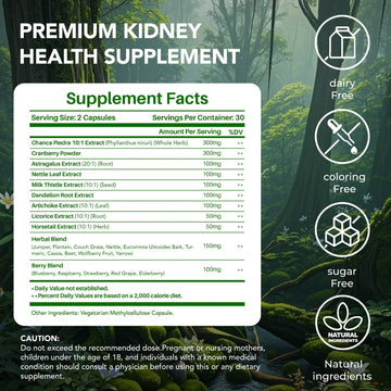 Kidney & Bladder Detox & Support Capsules - 0