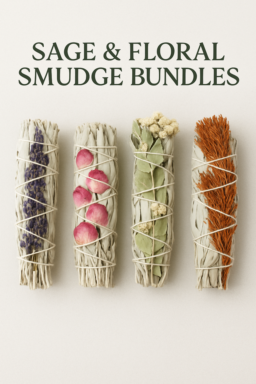 Sage & Floral Bundles – Energy Clearing & Revitalizing Aromatherapy