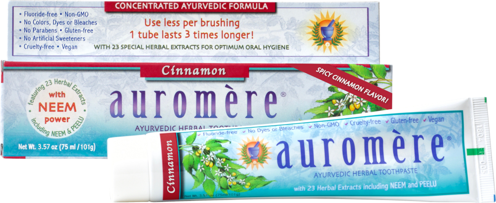 Cinnamon Ayurvedic Toothpaste: 3.57 Oz Tube