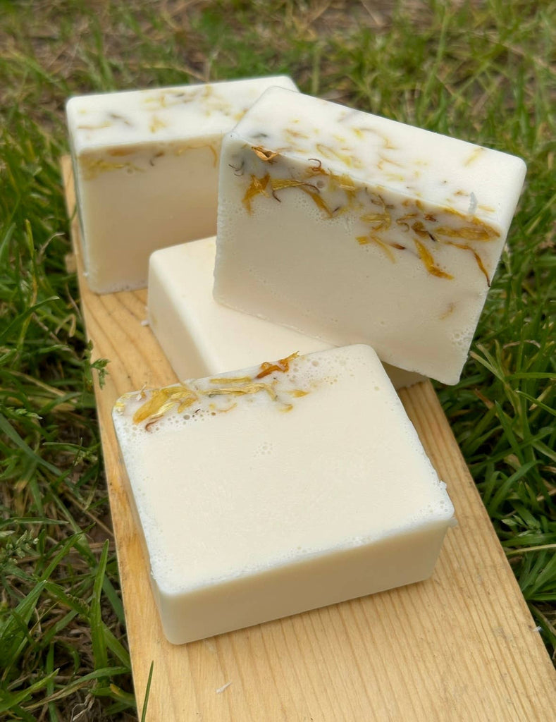 Calandula and Honey Goat Milk Soap