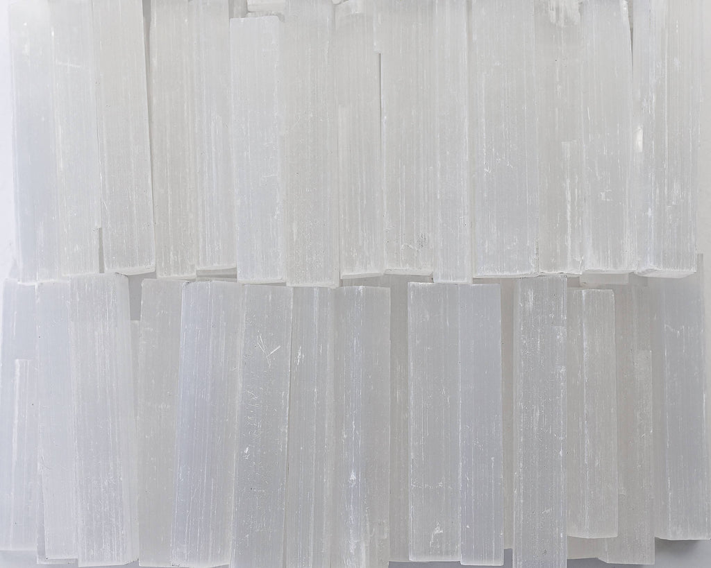 1lb Natural Selenite Wand Crystal | Palm Size Selenite Wand