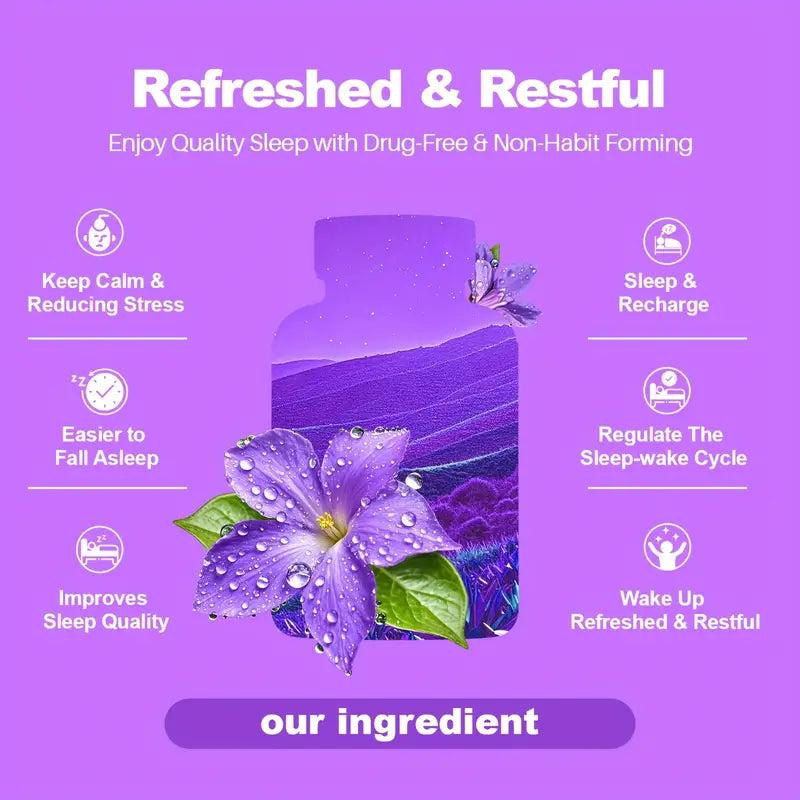 💤 Sleep Support Capsules – Calm Mind & Restful Sleep