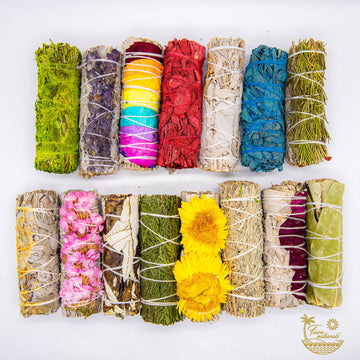 Sample Best Sellers: 15 Piece White Sage and Herb Smudge Set - 0