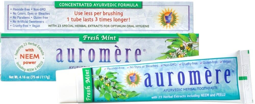 Fresh Mint Ayurvedic Toothpaste: 4.16 Oz Tube