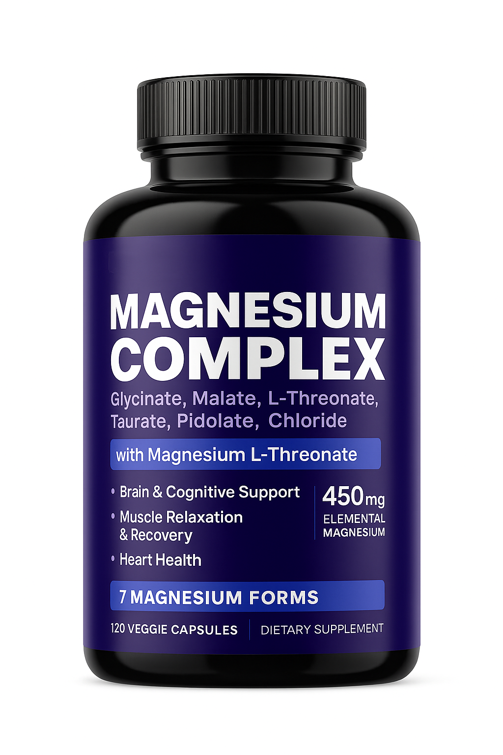 Magnesium Complex 8-in-1 Advanced Formula | High Absorption | Vitamin B Complex