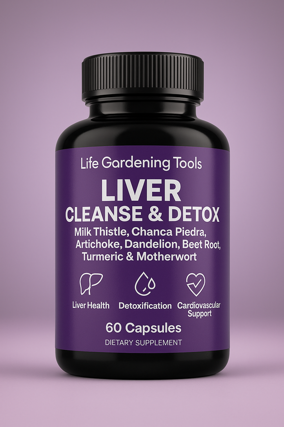 Liver Cleanse & Detox Capsules | Milk Thistle, Chanca Piedra, Artichoke & More 60 Capsules | Herbal & Nutrient Liver Support