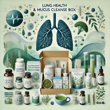 Lung Health & Mucus Cleanse Box Breathe Easy with Holistic Support