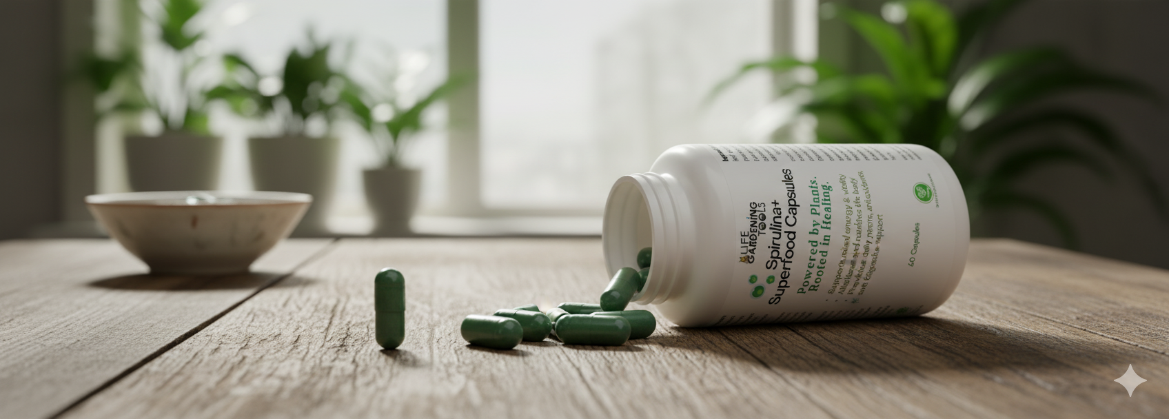 Spirulina+ Superfood Capsules – 60 Count