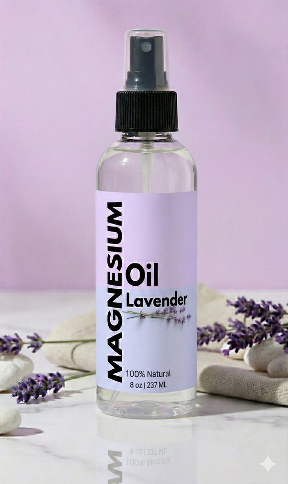 Magnesium Oil Spray – Calm, Muscle Relief & Better Sleep (8 oz)