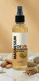 Vetiver & Sandalwood Magnesium Oil – Calm, Grounding & Muscle Relief (8 oz)-1