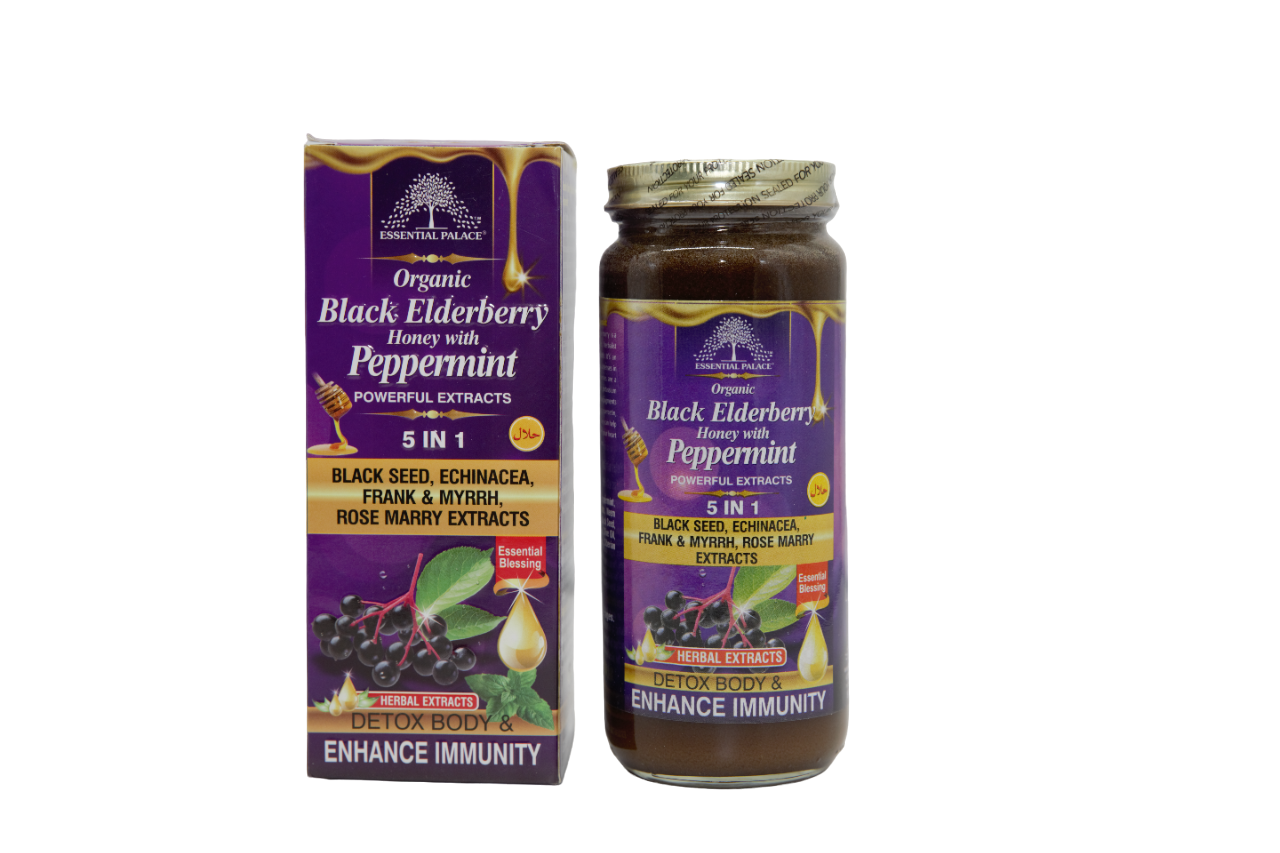 Organic Black ElderBerry with Peppermint