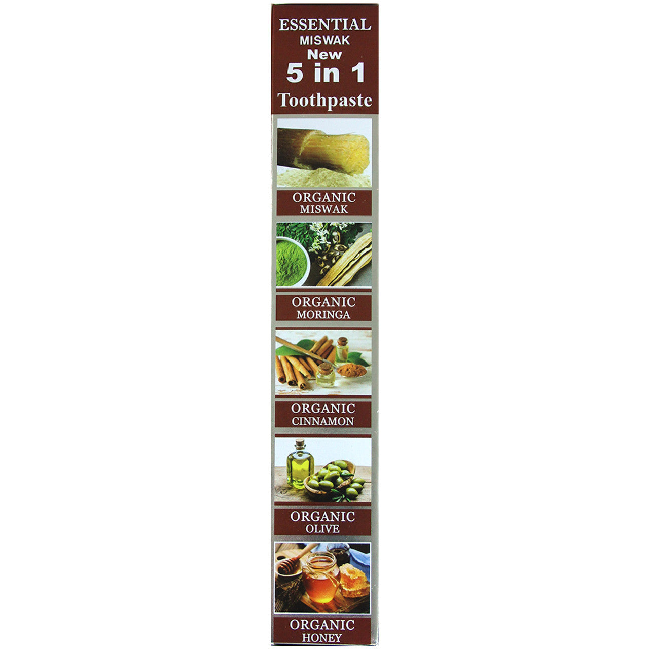Miswak & Honey Herbal Toothpaste – Moringa, Cinnamon, and Olive Oil Blend (6.5 oz) - 0