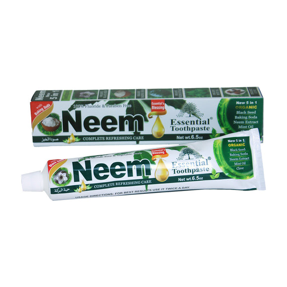 Neem & Black Seed Herbal Toothpaste – With Clove & Baking Soda (6.5 oz)