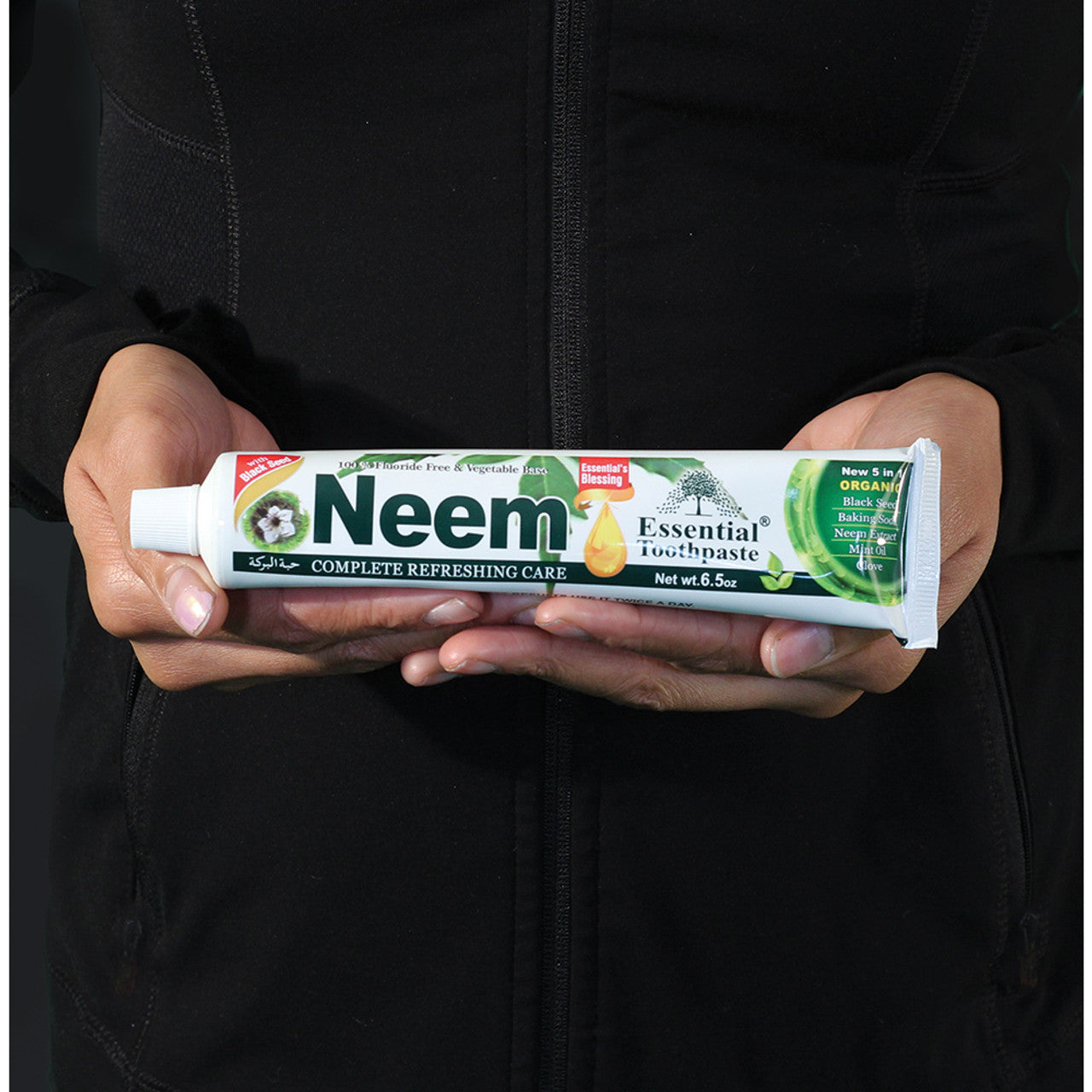 Neem & Black Seed Herbal Toothpaste – With Clove & Baking Soda (6.5 oz) - 0