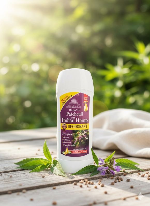 Essential Palace Patchouli with Indian Hemp Deodorant - Life Gardening Tools LLC