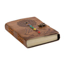 Paper Leather Journal 7 Chakra Meditation approx. 5"x7"-2