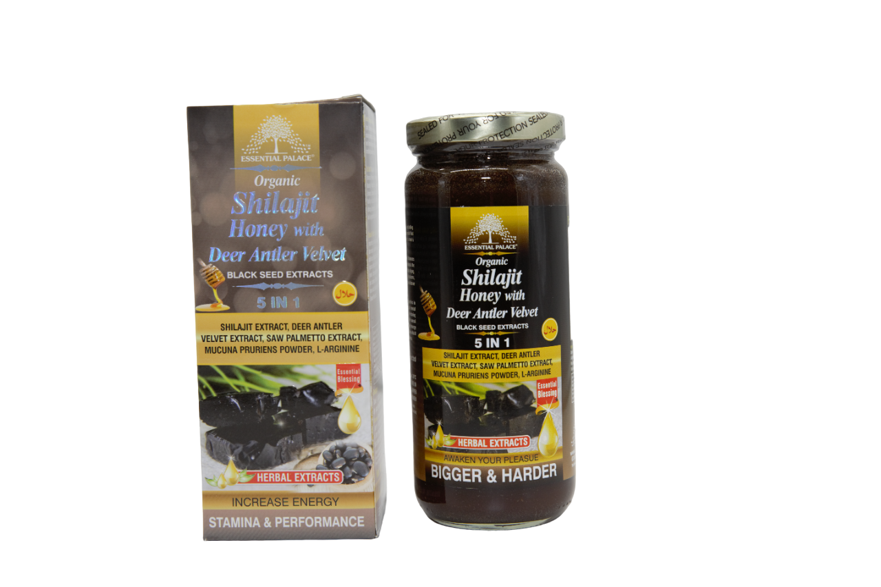 Organic Shilajit Honey with Dear Antler Velvet