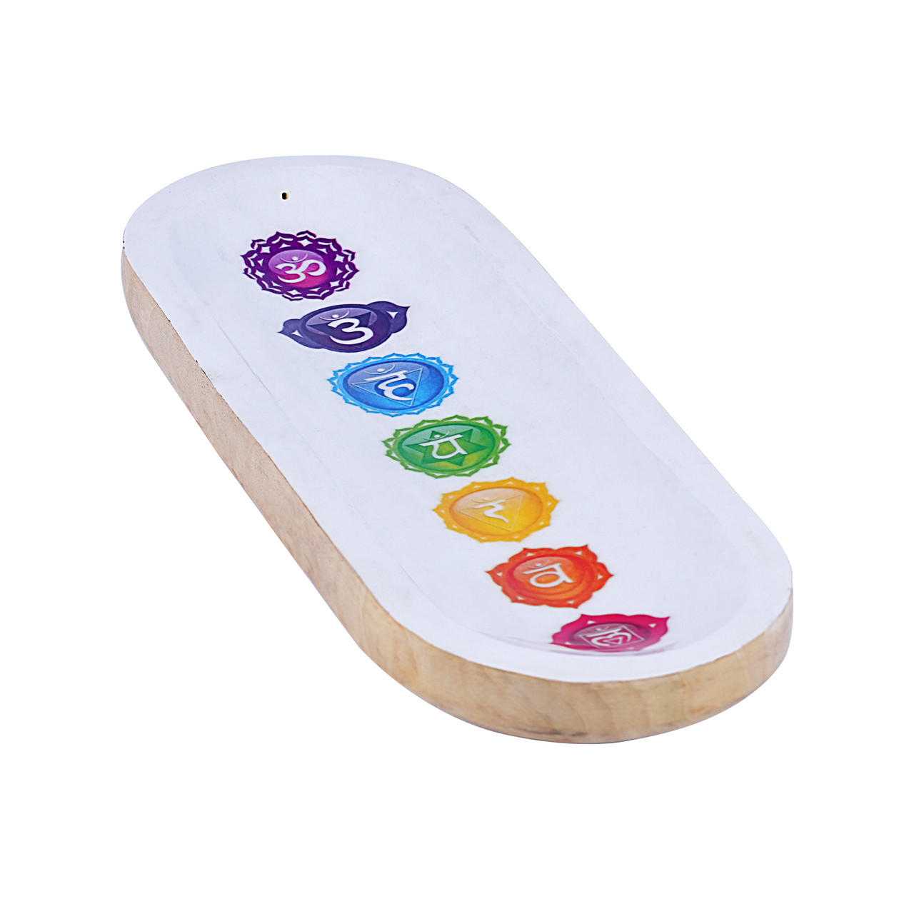 Wooden 7 Chakra Incense Holder: Align Your Energy, Ground Your Space