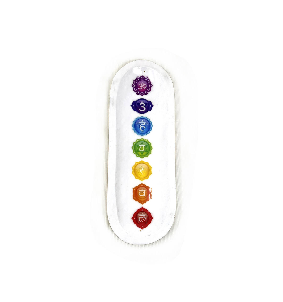 Wooden 7 Chakra Incense Holder: Align Your Energy, Ground Your Space