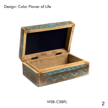 The Flower of Life Wooden Box: A Symbol of Sacred Connection - 0