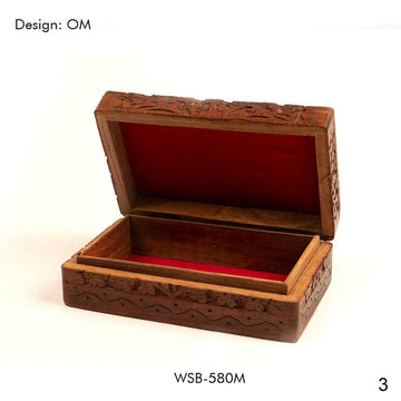 The Om Wooden Box: Your Space for Peace and Intention - 0