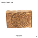 Hand-carved  Tree of Life Box: A Symbol of Your Personal Journey-1