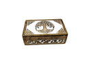 Handcarved White Tree of Life Box: A Symbol of Purity and New Beginnings-3