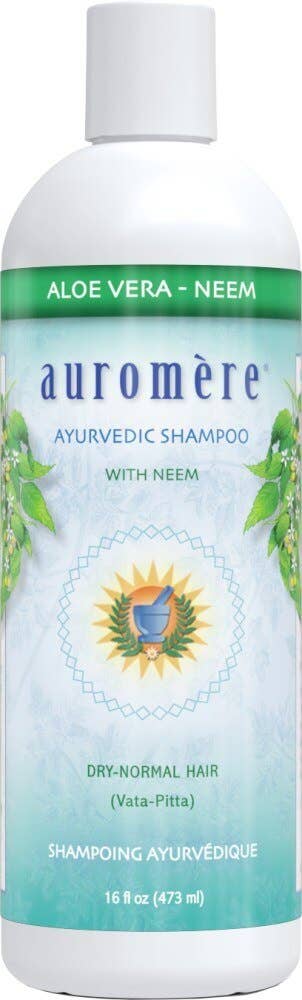 16 oz Aloe Vera-Neem Ayurvedic Shampoo: 16 Fl Oz Bottle