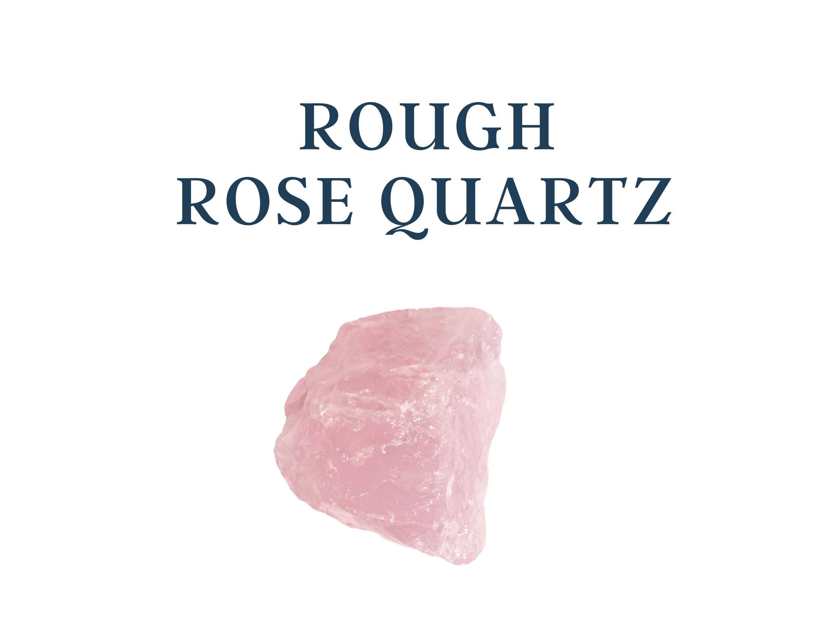 1lb Rough Natural Rose Quartz Crystals Bulk - 0