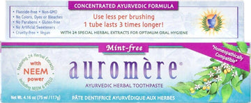 Mint-Free Ayurvedic Toothpaste: 4.16 Oz Tube - 0