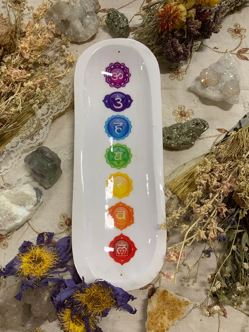 Wooden 7 Chakra Incense Holder: Align Your Energy, Ground Your Space