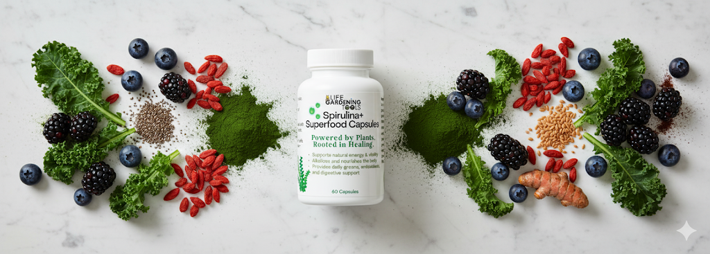 Spirulina+ Superfood Capsules – 60 Count