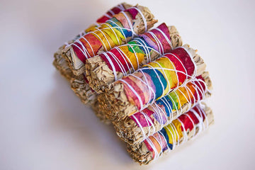7 Chakra Rose Sage Bundle (3-4") - Life Gardening Tools LLC