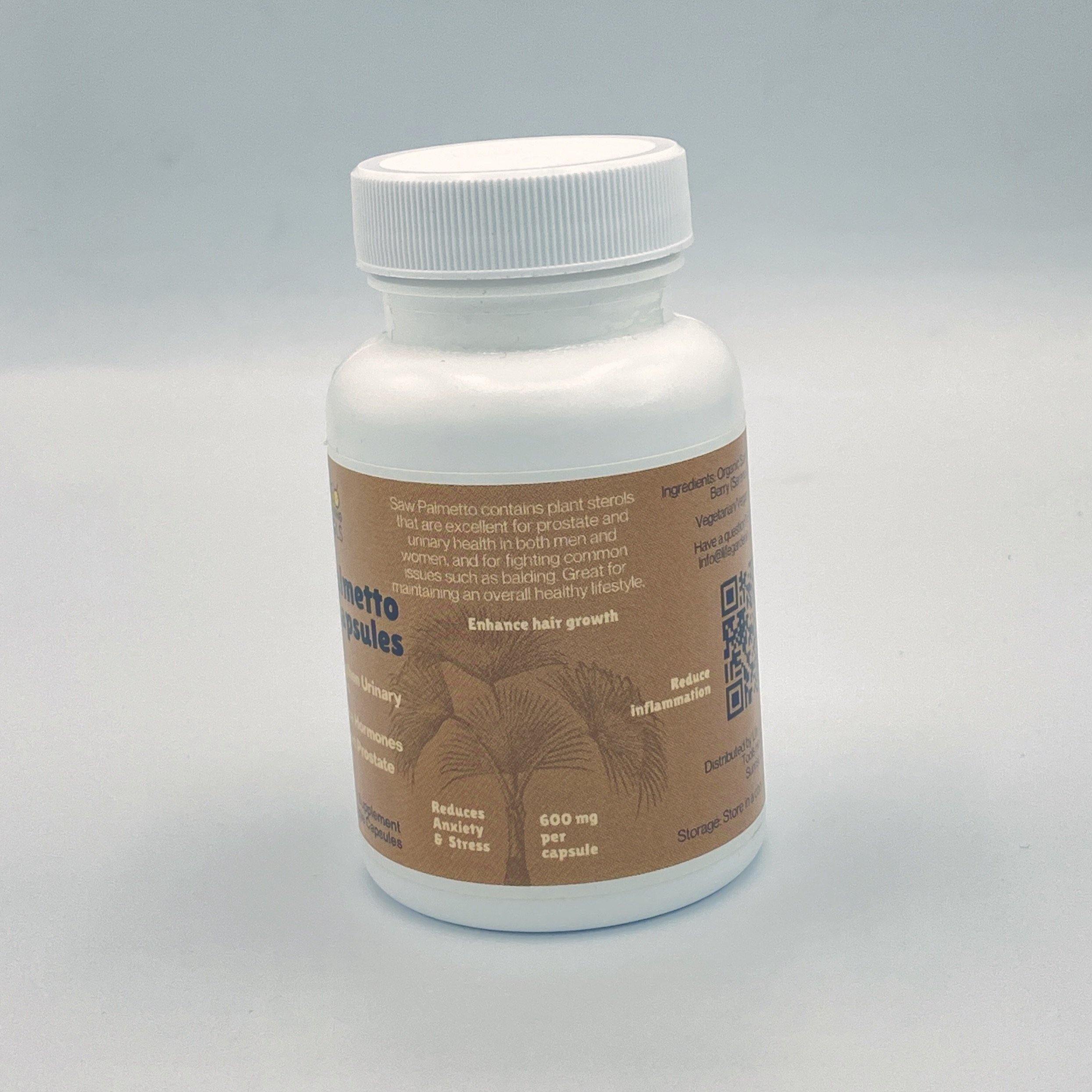 Saw Palmetto Capsules (60 Capsules) - Life Gardening Tools LLC