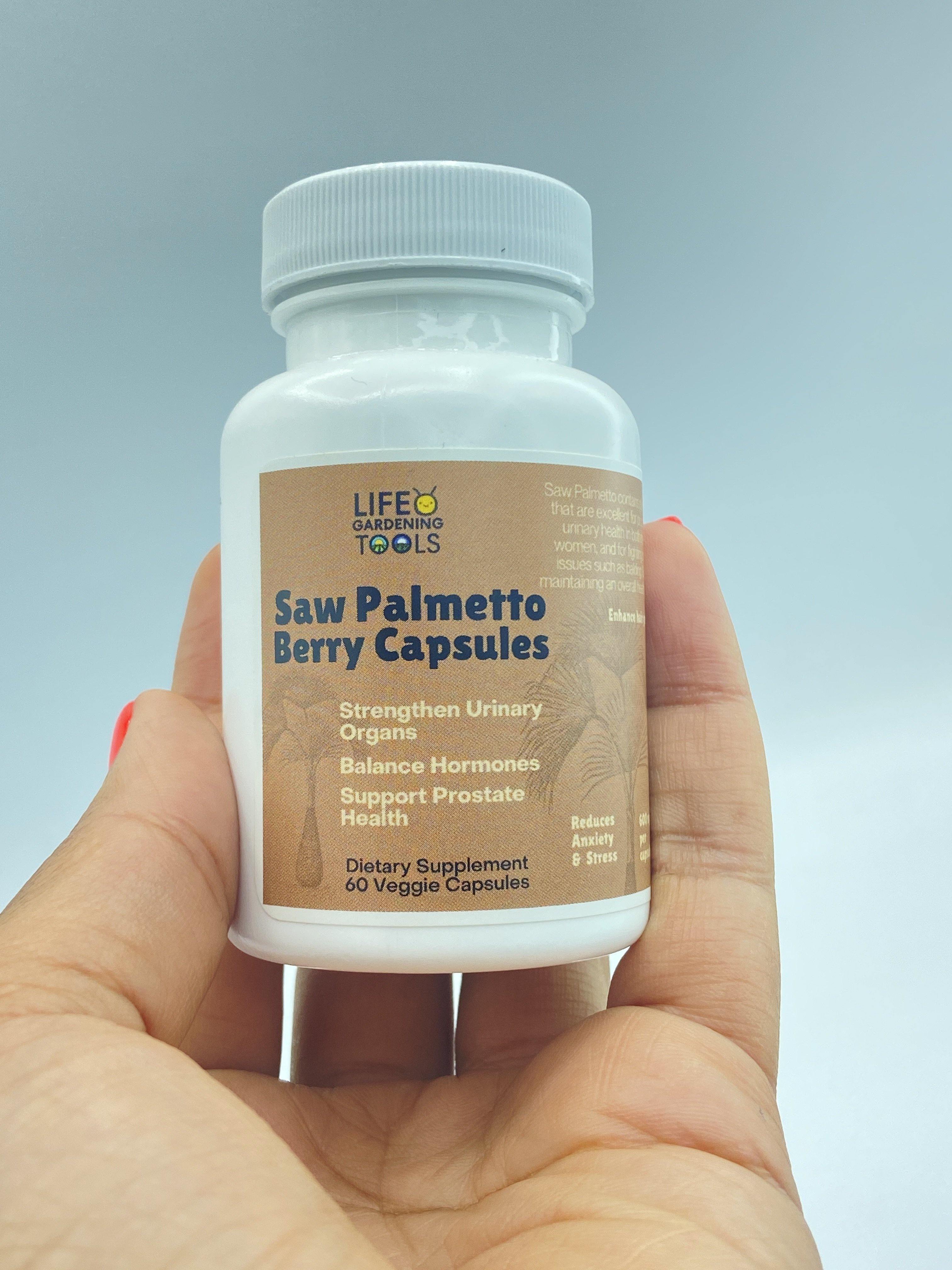 Saw Palmetto Capsules (60 Capsules) - Life Gardening Tools LLC
