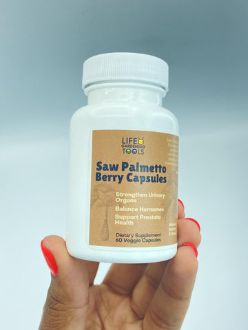 Saw Palmetto Capsules (60 Capsules) - Life Gardening Tools LLC