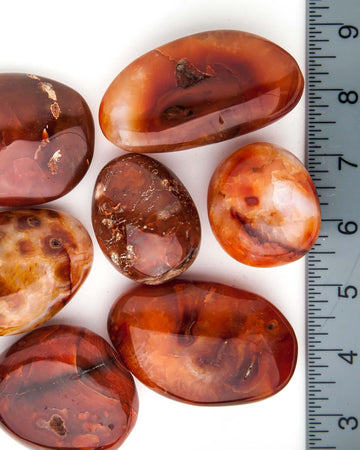 Carnelian Palm Stone |  Healing Crystals | Divination Crystals - Life Gardening Tools LLC