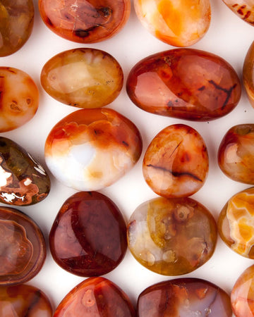 Carnelian Palm Stone |  Healing Crystals | Divination Crystals - Life Gardening Tools LLC