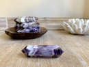 Double Terminated Chevron Amethyst Crystal - Dream Amethyst, Amethyst, Crystals, Reiki, Chakra - Life Gardening Tools LLC