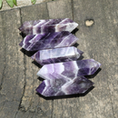 Double Terminated Chevron Amethyst Crystal - Dream Amethyst, Amethyst, Crystals, Reiki, Chakra - Life Gardening Tools LLC