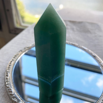 Green Aventurine Pointed Crystal - Life Gardening Tools LLC