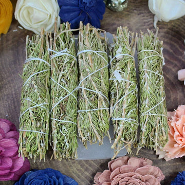 Rosemary Smudge Stick - 9"L (Large) Cleansing and Protection - Life Gardening Tools LLC