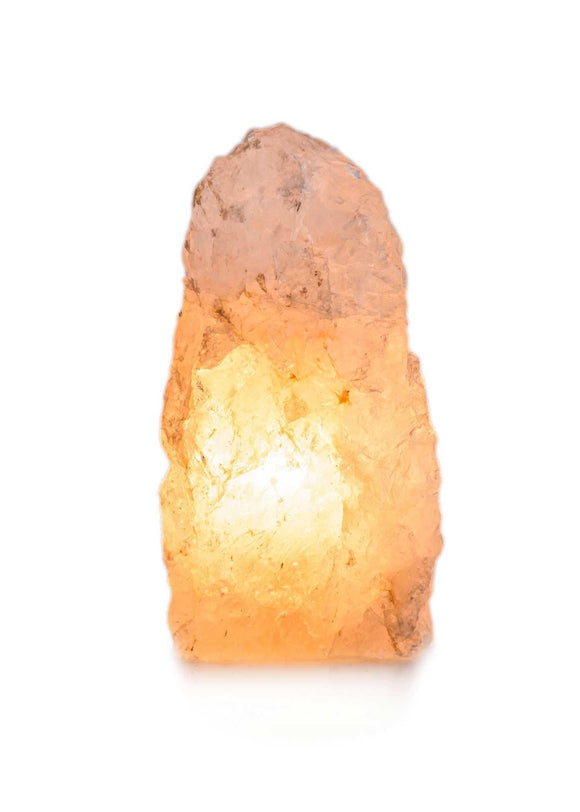 Rough Clear Quartz Lamp - Life Gardening Tools LLC