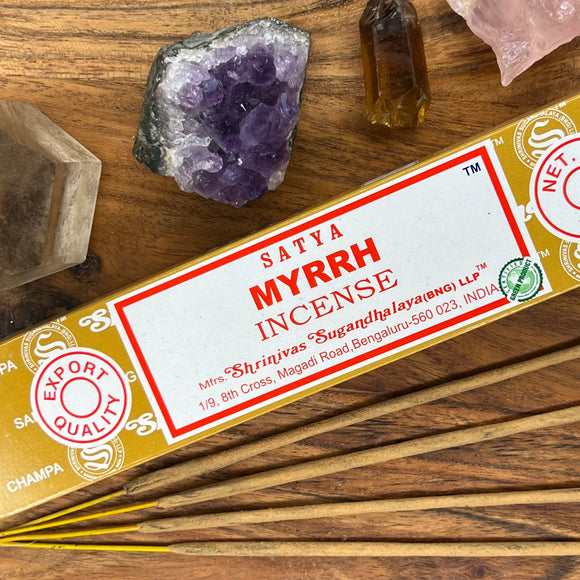 MYRRH INCENSE - Life Gardening Tools LLC