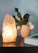 Rough Clear Quartz Lamp - Life Gardening Tools LLC