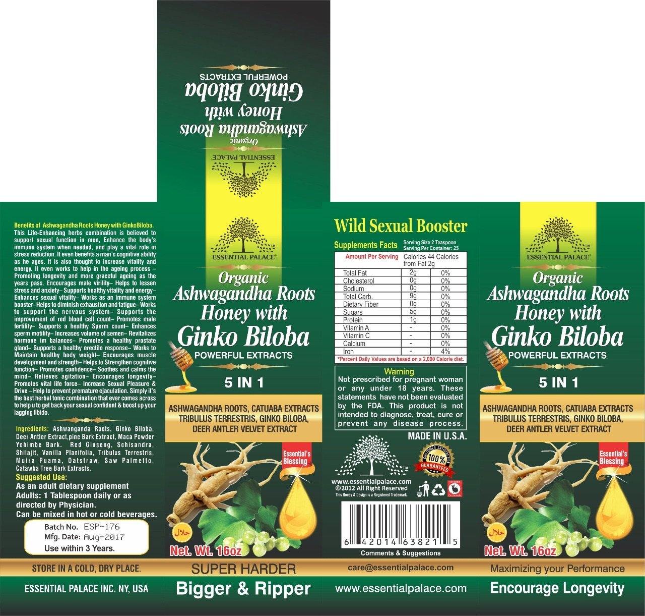 Ashwagandha Gingko Honey - Life Gardening Tools LLC