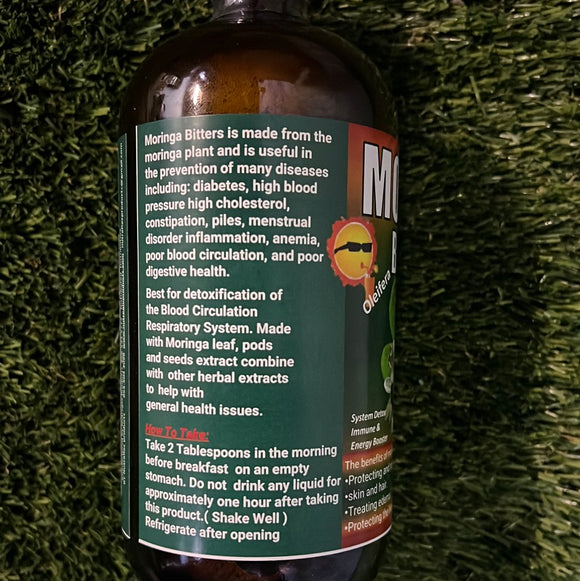Moringa Bitters Detox Tonic - Life Gardening Tools LLC