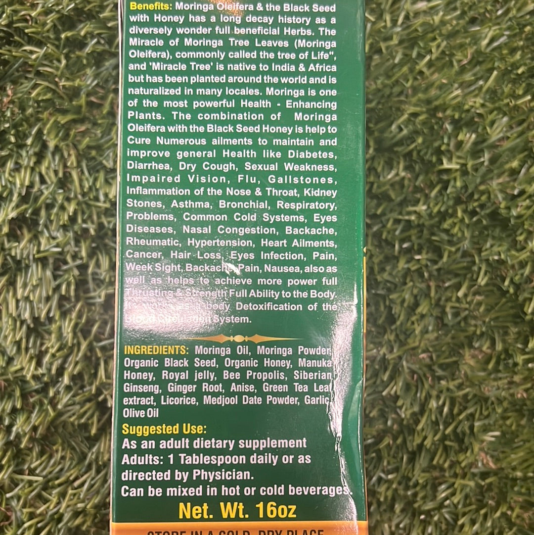 Moringa Honey with Black Seed - 0