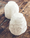 Selenite Tower Candle Holder - Life Gardening Tools LLC
